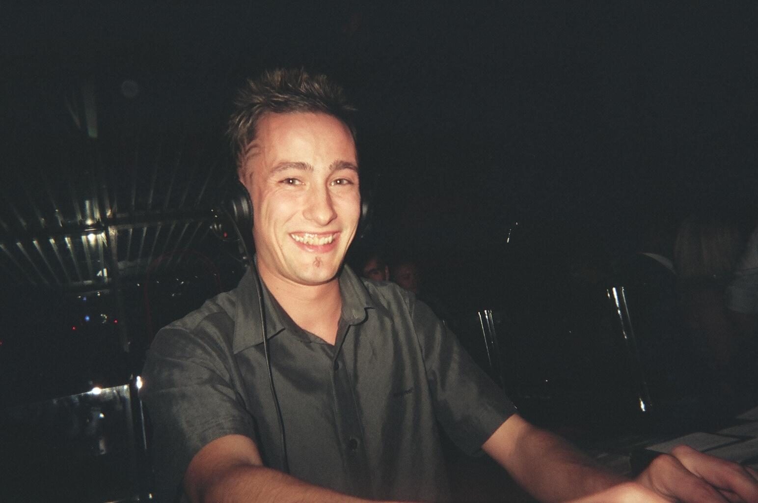 DJ Lite under red laser lights